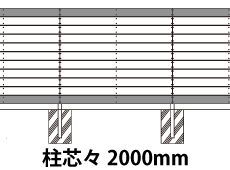 柱芯々2000mm